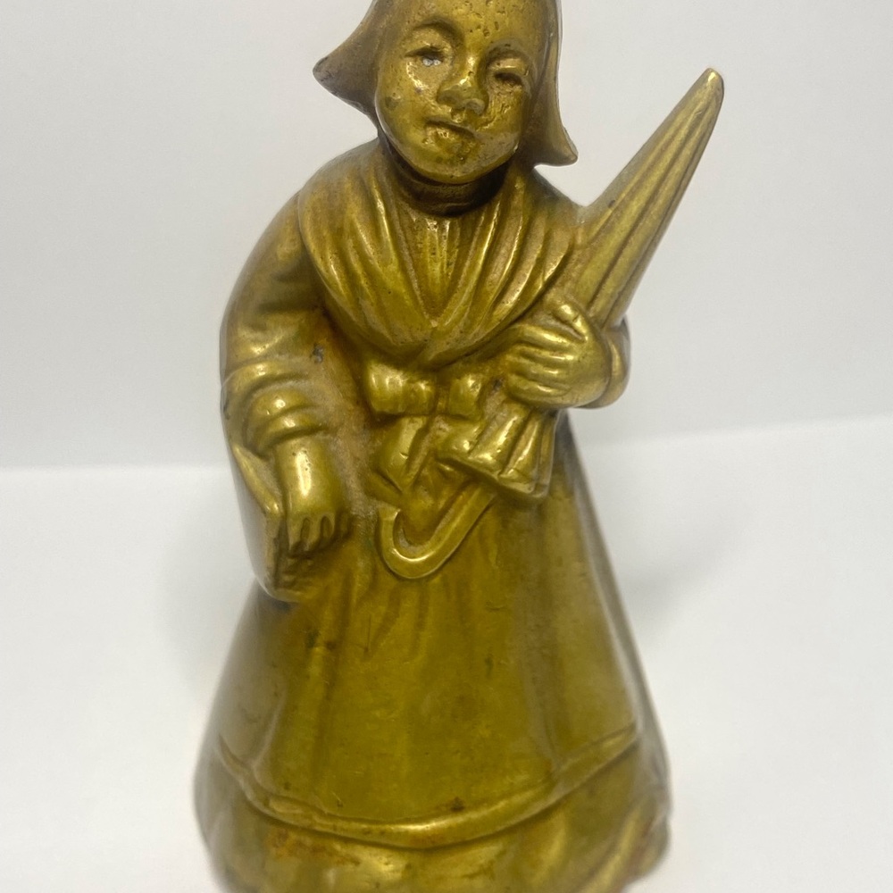 Vintage Brass Gold Tone Bell